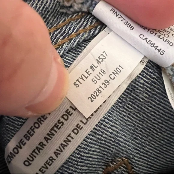 NWOT Madewell Rigid Denim A-Line Mini Skirt in Hughes Wash Button-Front Edition - Picture 12 of 13